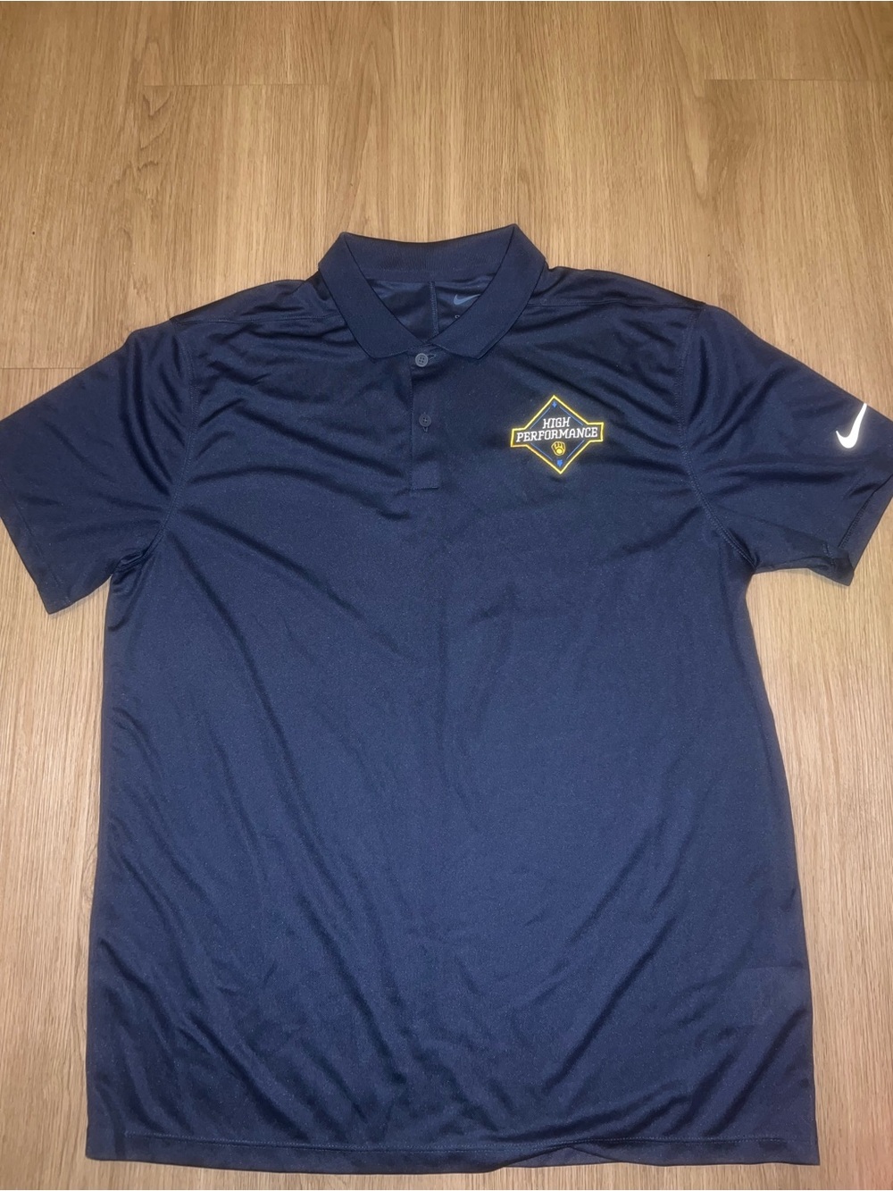 Nike Milwaukee Brewers High Performance Polo Shirt